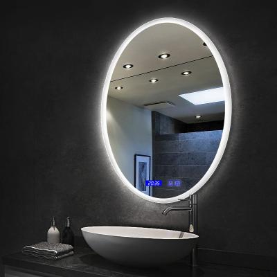 China Wifi Lighted Customized Modern Smart Bathroom Led Mirror Vanity for sale