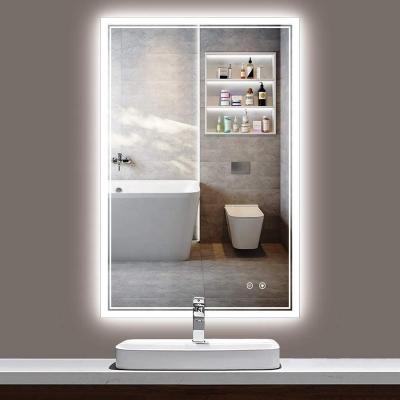 China LED Wall Light Illuminated Bathroom Waterproof Defogging Mirror for sale