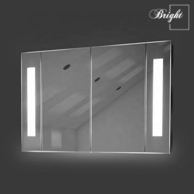 China Factory Price LED Light Bathroom Vanity Mirror Lighted Cabinet for sale