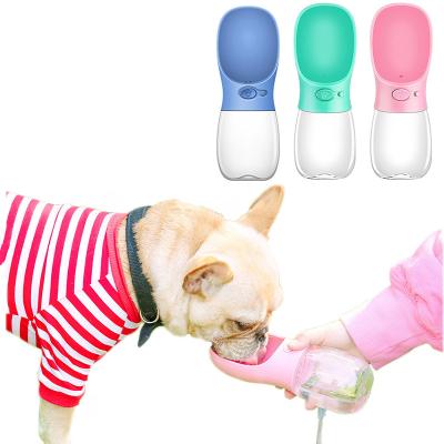 China Dogs China Factory Travel Outdoor Portable Plastic Dog Drinking Water Bottle for sale