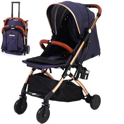 China Carry Baby Easily Super Luxurious Light Stroller Baby Stroller Factory With High Quality Folding Kid Baby Prams for sale