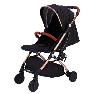 China Carry Baby Easily Wholesale Luxurious Stroller Baby Stroller Hand Folding Foldable Pram for sale