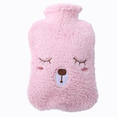 China Medical Care Physiotherapy Good Quality China Low Price 2L Professional Hot Water Bottle With Soft Fleece Cover for sale