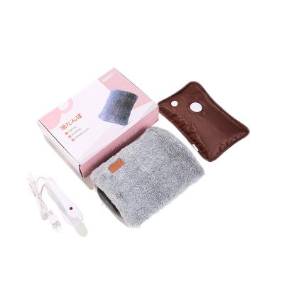 China Fashion Christmas Gift Set Hot Blanket and Water Bottle Medical Rubber Electric Hot Water Bag Walmart 110V for sale