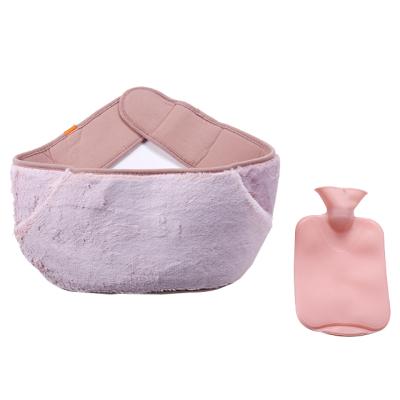 China Brand New Medical Care Physiotherapy Factory Heating Water Bottle Warmer Belt Protective Electric Bag With Rabbit Fur Warm And Comfortable for sale