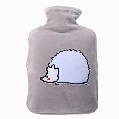 China Explosion-Proof Rubber Hot Water Student Physiotherapy Medical Care Hand Filled Bag Water Warmer Water Bottle With Cover 2L for sale