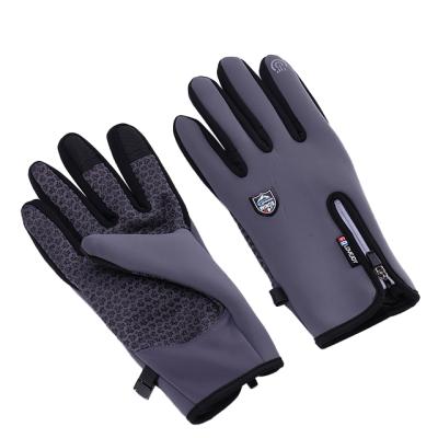 China Full Finger Windproof And Waterproof Fleece Winter Touch Screen Racing Good Sport Outdoor Sports Riding Gloves for sale