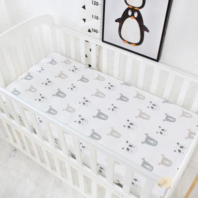 China New Design Cotton Baby Crib Fitted Sheet 100% Waterproof Organic Crib Cot Sheet Bedding Set for sale