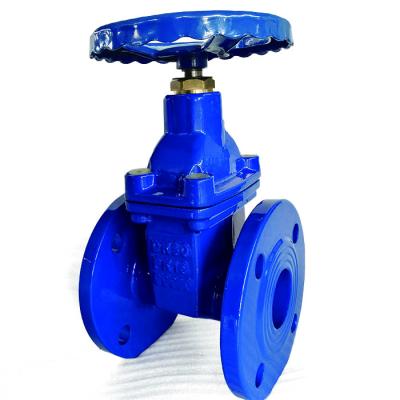 China Water System Standard Resilient Soft Seal Seated Gray Cast Iron Non-Rising Stem Flanged Ends Brass Gland Gate Valve for sale