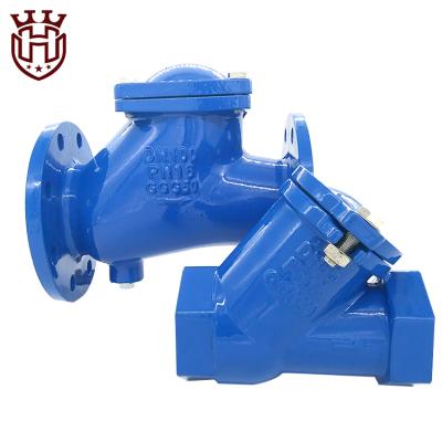 China DIN3202 Ductile Iron Ductile Iron Double Flange Ball Check Valve For Sewage for sale