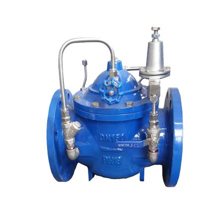 China Water Sytem Water Treatment Best Sell Ductile Iron Double Flange Water Pressure Reducing Valve With Strainless Steel Pipe for sale