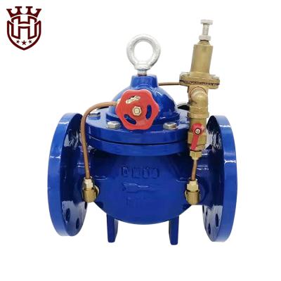 China Water Sytem Water Treatment Clamp 200X Double Control Valve Pressure Reducing Valve for sale