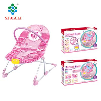 China Music and Simple Vibration Design Safety Infant-to-Toddler Baby Seat Rocker Chair for Girl for sale