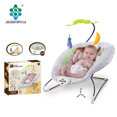 China High Quality Music and Vibration Baby Toy Shaking Baby Electric Musical Rocking Chair for sale