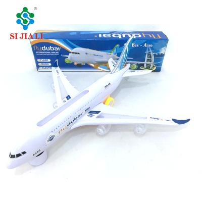 China Hot Sale Carryover Model A380 Dubai Airliner Bus Airplane Toys For Children SJL-0102042 for sale