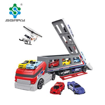 China Race Car Container Transport Vehicle Carrier Truck 45.5*36.5*8.5cm for sale