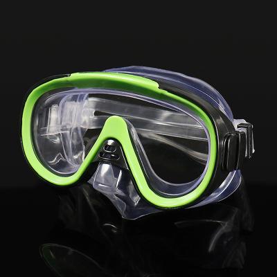 China Wholesale Adult Scuba Diving Goggles Silicone Mirror Waterproof Circle Mask Snorkeling Equipment Snorkel Swimming Goggles Goggles for sale