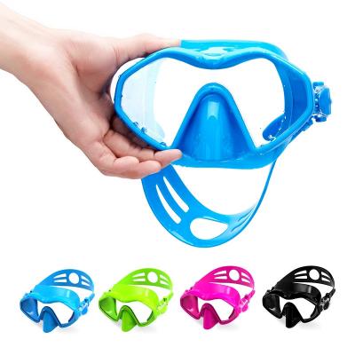 China Deep Diving Masks Full Silicone Scuba Diving Equipment HD Lens Swimming GlassesFor Adult AM3001 Professional Snorkel Mask for sale