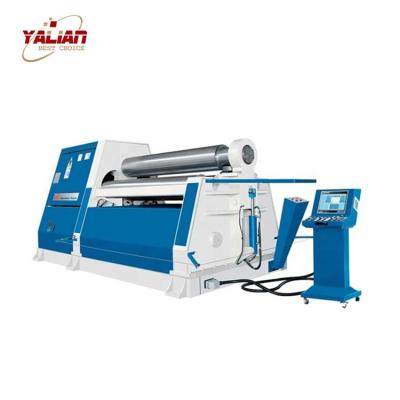 China YALIAN 4 roll rolling bending machine YALIAN 4 roll bending machine small cone SS flat steel plate bending machines for sale for sale