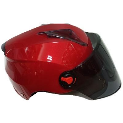 China Hot Selling ABS 818 Mat Gray Half Face DOT Certificate Motorcycle HELMET for sale