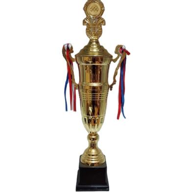 China 2021Small Cheapest China Hot Design Metal Plastic Trophy for sale