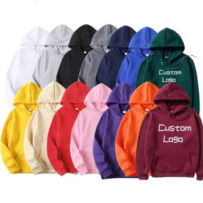 China Breathable Custom Unisex Complaint Men/Women Logo Tracksuit Streetwear Polyester/Cotton Custom Wholesale Multicolor Hoodies for sale