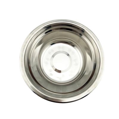 China Reusable Vegetable Food Vending Stainless Steel Mixing Bowls Viable Hot Non-Magnetic Soup Basin for sale