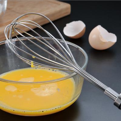 China Amazon Sale Viable Egg Beater Beat Rustproof Stainless Steel Kitchen Beater Tools Egg Beater For Cooking Eco Friend Egg Mixer Beater for sale