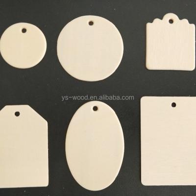 China Antique imitation wooden tag with hanging hole, eco-friendly, DIY writing, painting card for sale