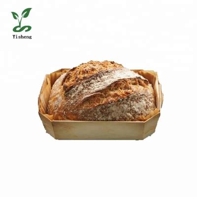 China Microwavable Disposable Wooden Mold Bread Baking Box For Bakery/Home/Hotel for sale