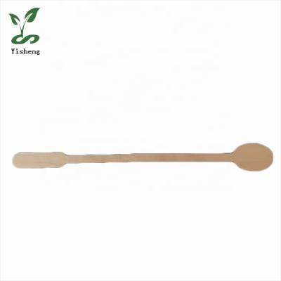 China Disposable Healthy Disposable Wooden Hot Drink Sugar Coffee Stirrer Bar for sale