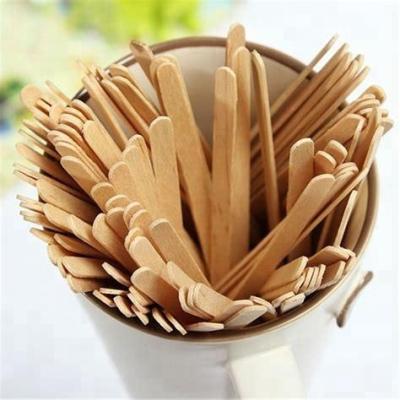 China Sustainable Wooden Disposable Sugar Coffee Stirrer Festive And Party Supplies Coffee Stirrer for sale