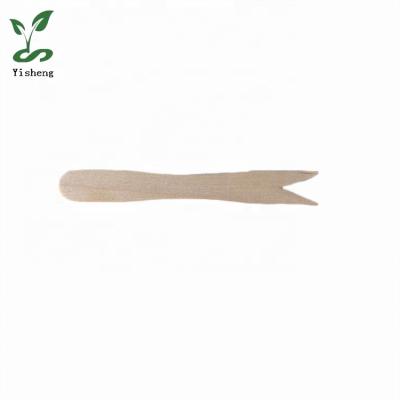 China Birch Disposable Wooden Chip Fruit Forks for sale