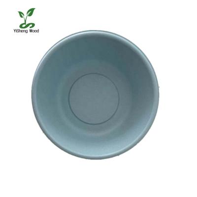 China 100% biodegradable; compostable; Heat resistant; Bamboo Bowl Dish Non-taxic Fiber Takeaway Colorful Degradable Tray Biodegradable Cutlery Plastics for sale