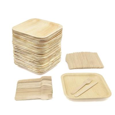 China Yisheng Disposable Wooden Dishes For Restaurants Bamboo Wholesale Disposable Bowl for sale