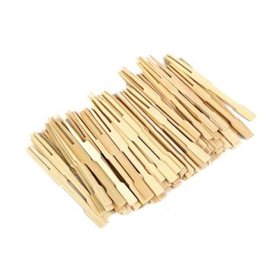 China Disposable Disposable Bamboo Fruit Fork For Home/Hotel/Party/Wedding/Picnic/Restaurant for sale