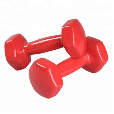 China Durable Wholesale Women Used Vinyl Covered Dumbbells for sale