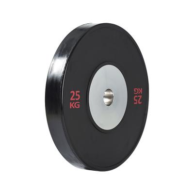 China Universal Wholesale Rubber Material Powerlifting Weight Plates for sale