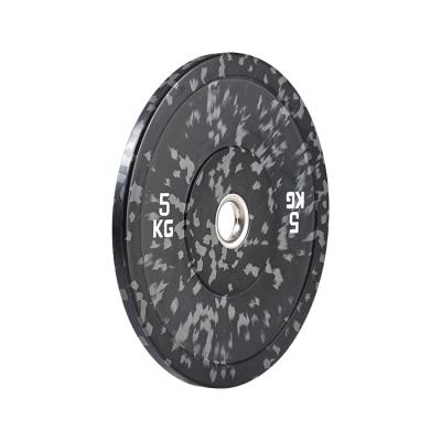 China Commercial Use Weight Camouflage Plates Rubber Barbell Dish for sale