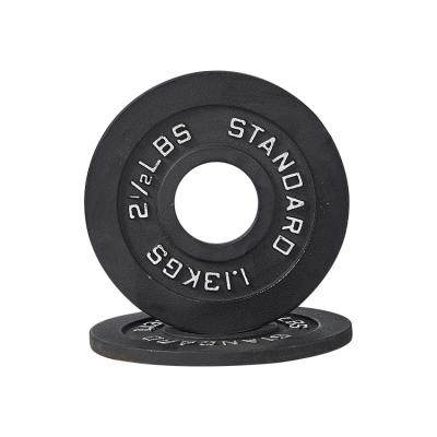 China China Universal Home Gym Weight Plate Black Fitness Weightlifting Cast Iron Barbell Free Plates for sale