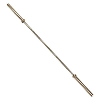 China Universal Material Is Stainless Steel 20KG Mens Training Barbell With 4 Bearings for sale