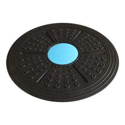 China Fitness Exercise Yoga Balance Board Shimmy Rotation Massage Stability Disc Round Plates Gym Full Size Twisting Test Program for sale