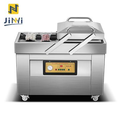 China Perfect Sealing Vertical Type JINYI DZ-600/2SB Cabinet Vacuum Sealing Machine High Performance Chicken Sealing Machine for sale