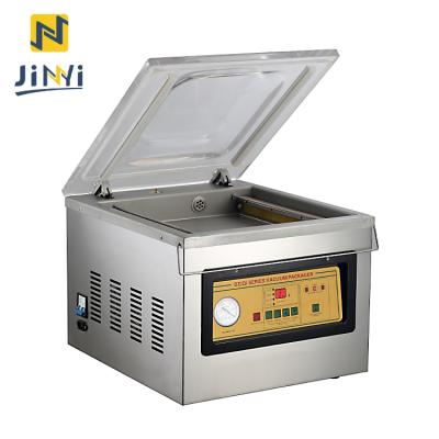 China JINYI DZ-400/2F Food Thermoforming Vacuum Skin Packaging Machine Sealer Food Vacuum Pouch Packaging Machine for sale