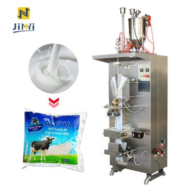 China Pillow style JINYI JY-ZF2000 2021 most popular automatic liquid yogurt filling packaging machine for sale