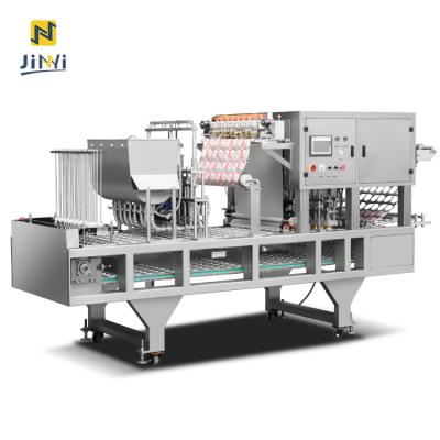 China JINYI JY-QCF 750W Silver Food Coloring And Machine Fill Seal Sealing Machines for sale