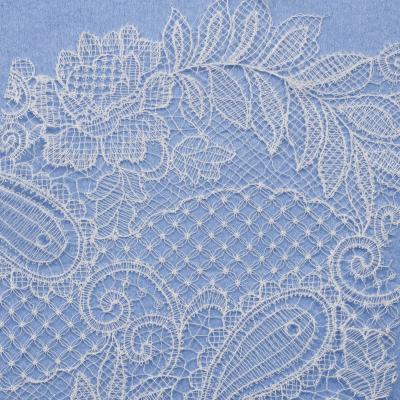 China Sustainable Elegant Bridal Eyelash Lace Trim Wedding Apparel Accessories for sale