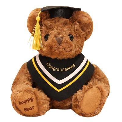 China Soft wholesale 20cm animal stuffed plush toys graduation teddy bear custom plush toy manufacturer for sale