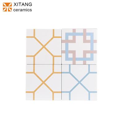 China CLASSIC 200x200mm geometry porcelain floor and wall tile for waterstone tiles kitchen bathroom balcony subway hotel vinotheque suway for sale