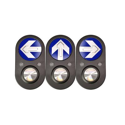 China Pedestrian accessible metal traffic light button for zebra crossing for sale